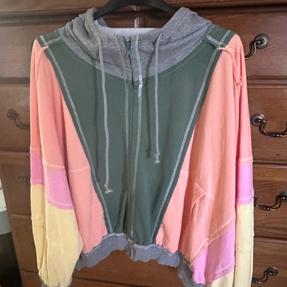 Colorblock Hoodie NWOT